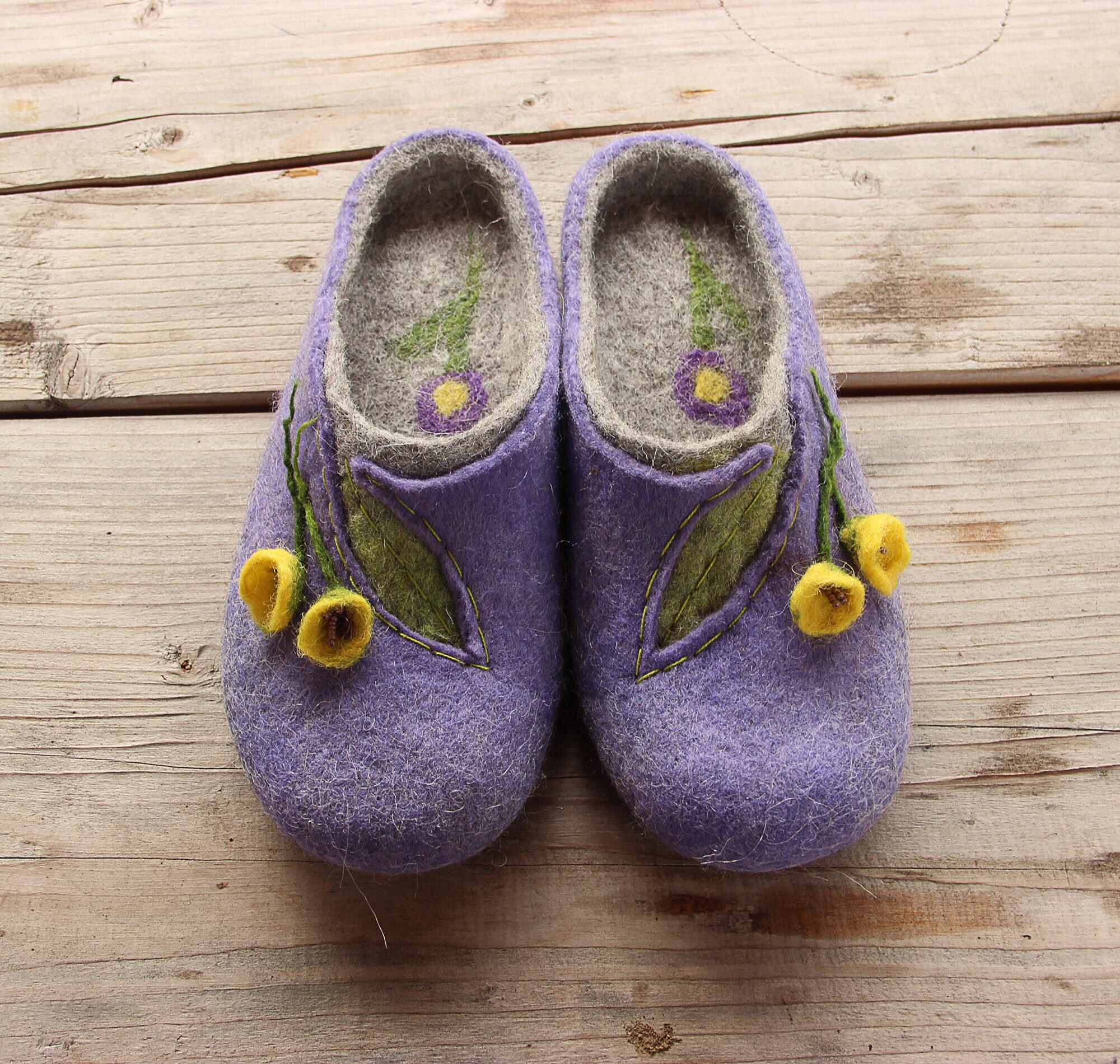 felt clogs womens