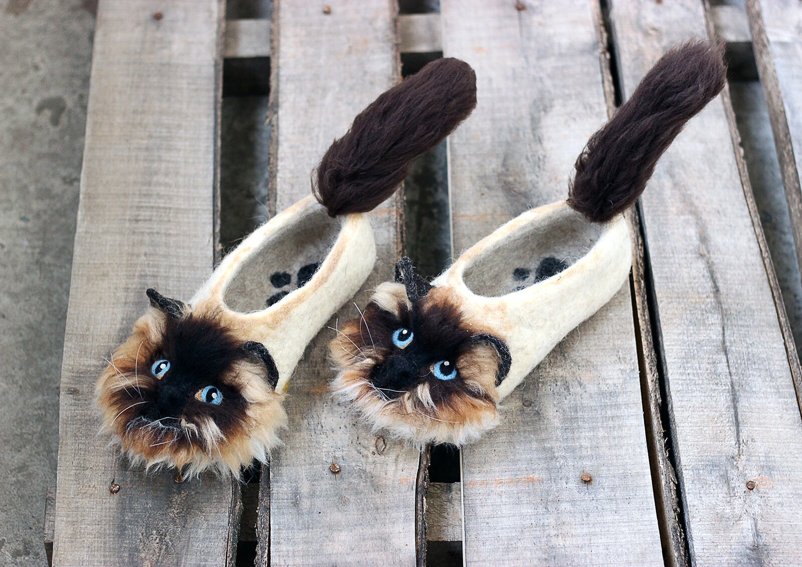 Balinese Cats Slippers Javanese Longhaired Siamese Burmese Etsy UK