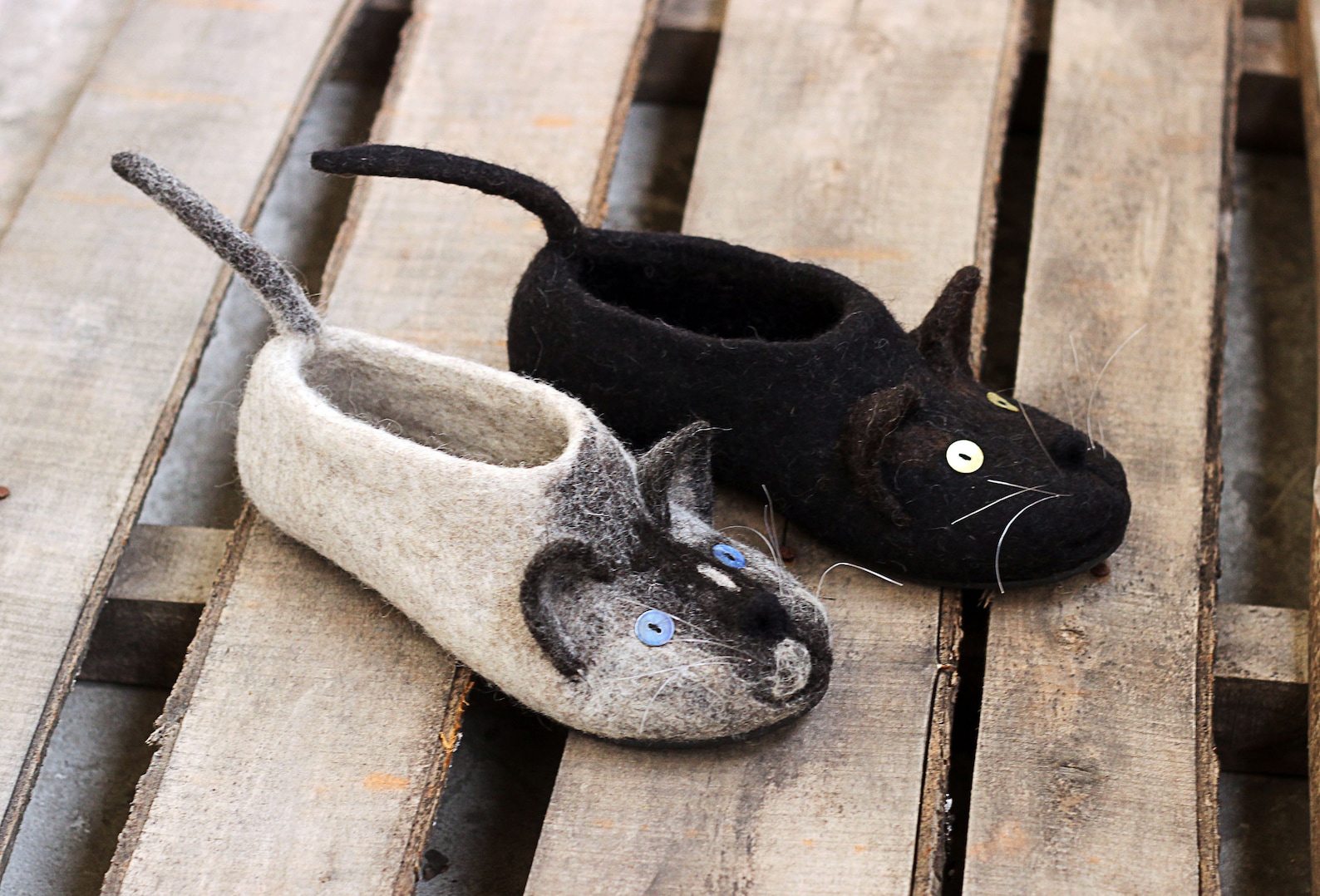Custom Cats Slippers Personalized Cats Siamese Cat Toy Etsy