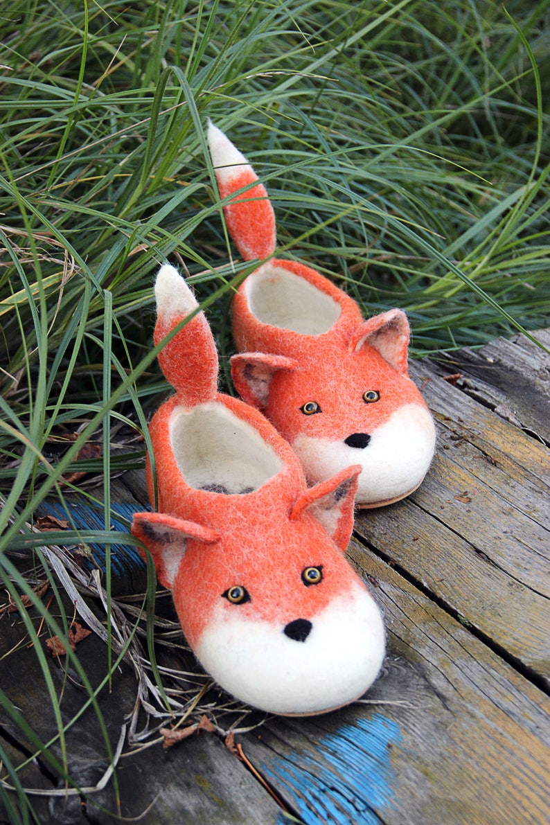 lee fox leather slippers