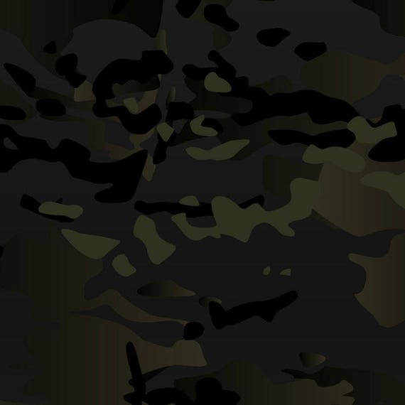 Original Multicam Black vector camouflage pattern for Etsy
