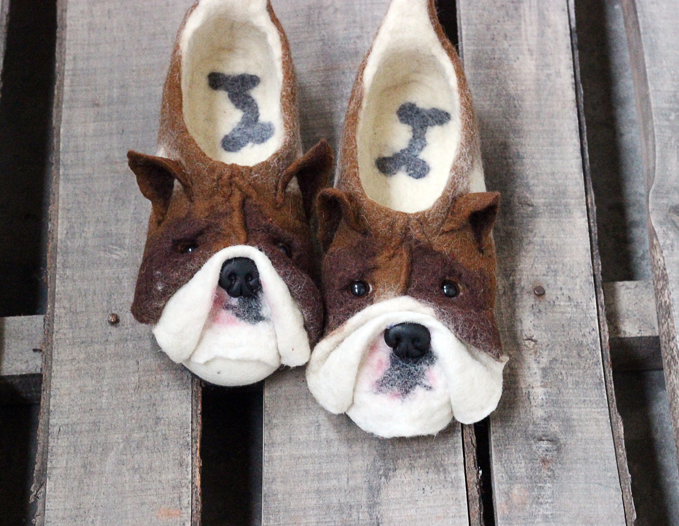 Premium Mastiff dog slippers bulldog custom personalized by | Etsy