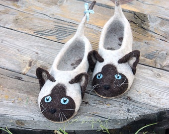 Siamese cat slippers sale