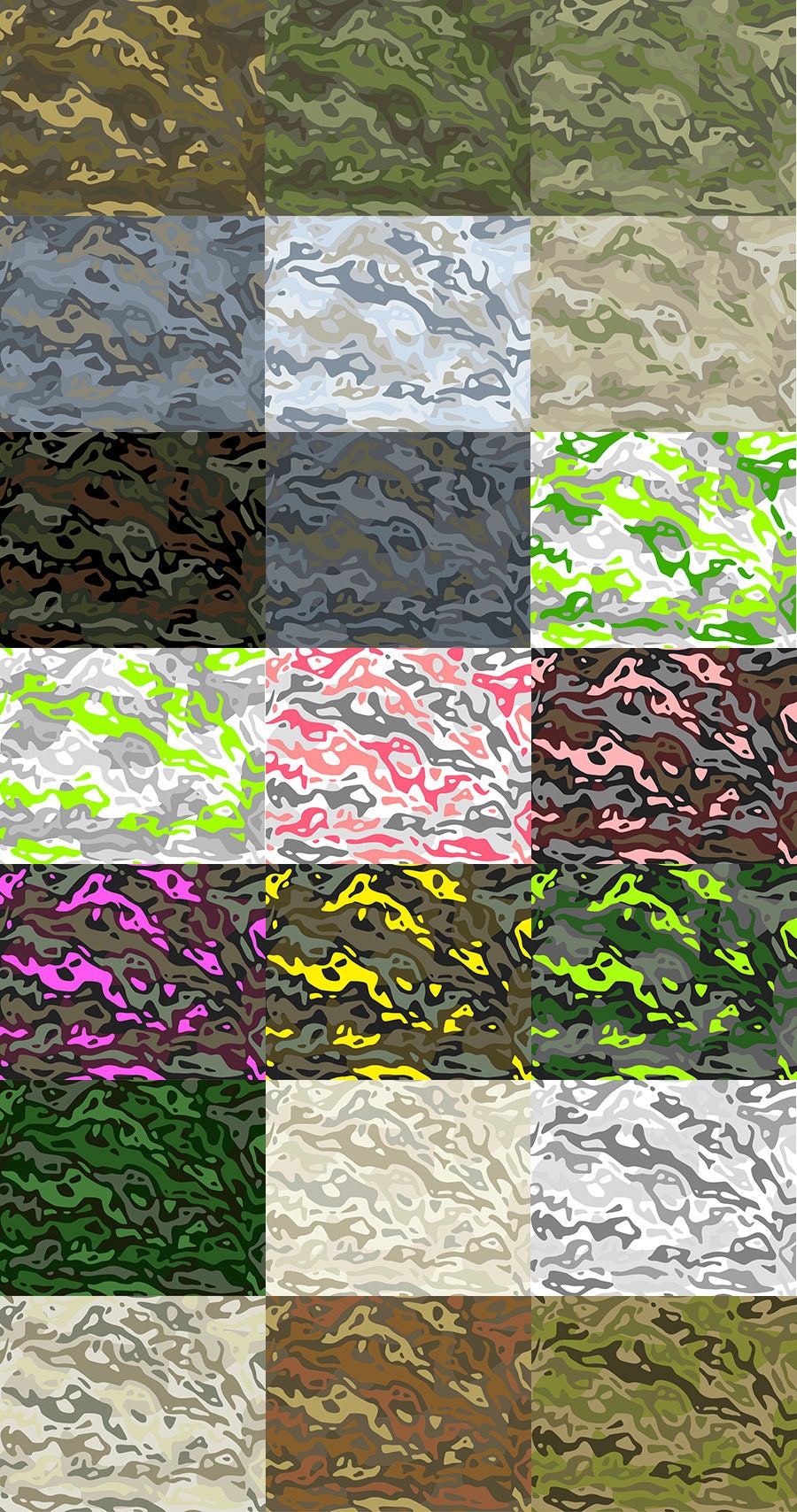 Instant Download 43 Vector Camo Patterns - Etsy