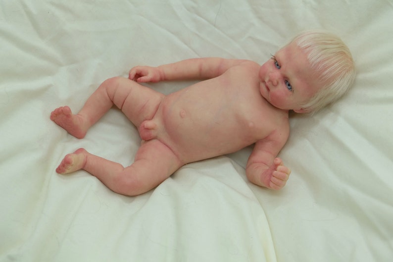 Full body silicone baby boy Roma 24cm 9,4 in, soft