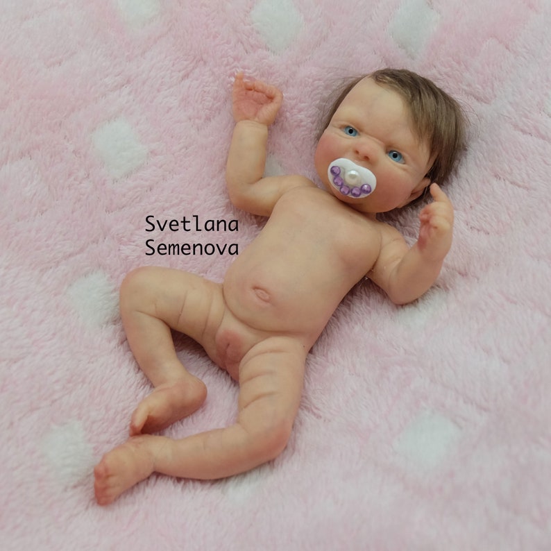 Full body silicone baby girl 21cm 8.3 in Etsy