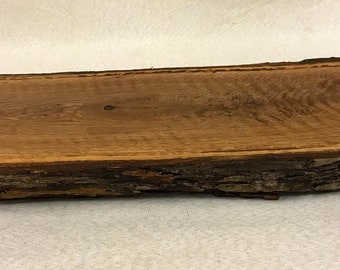 Live Edge White Oak Slab 1 7/8" x 7 1/4 to 8 3/4" wide and 21+" in length