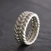 Anello Celtico In Argento 925 Con Zircone Acquamarina - Gioiello Eterno E Simbolico