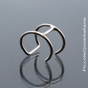 Orecchini argento 925, Orecchino cartilagine, Orecchini cerchio, Bracciale orecchio,  Orecchini minimal, Orecchini artigianali