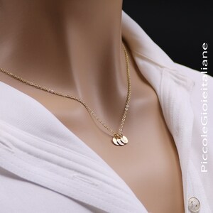 Collana Goccia Con Perla Donna – Placcato Oro 14k, Ciondolo Semplice Ed Elegante – Gioiello Alla Moda, Idea Regalo Per Amiche, Compleanno, Natale