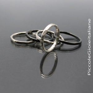 Silver Ring 925, Minimal Ring, Stackable Ring, Silver Faith 925, Handmade Ring, Hammered Faith, Men&#39;s Ring, Women&#39;s Ring