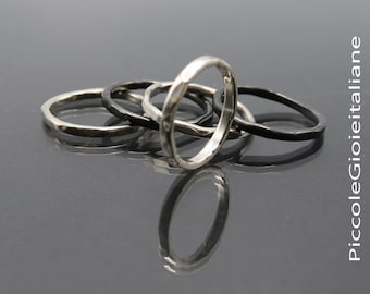 Silver Ring 925, Minimal Ring, Stackable Ring, Silver Faith 925, Handmade Ring, Hammered Faith, Men's Ring, Women's Ring