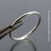 Qings Anelli di Peridoto Argento, Anello Aperto Regolabile S925,Anelli Regolabili Donna Argento