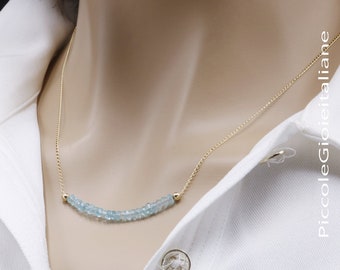 Apatite Necklace Gold Filled necklace 14k necklace minimal precious stones necklace gold necklace jewelry with Handmade apatite necklace