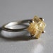 Qings Anelli di Peridoto Argento, Anello Aperto Regolabile S925,Anelli Regolabili Donna Argento