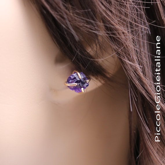 Raw Aquamarine Earrings – Boho Magic Jewelry