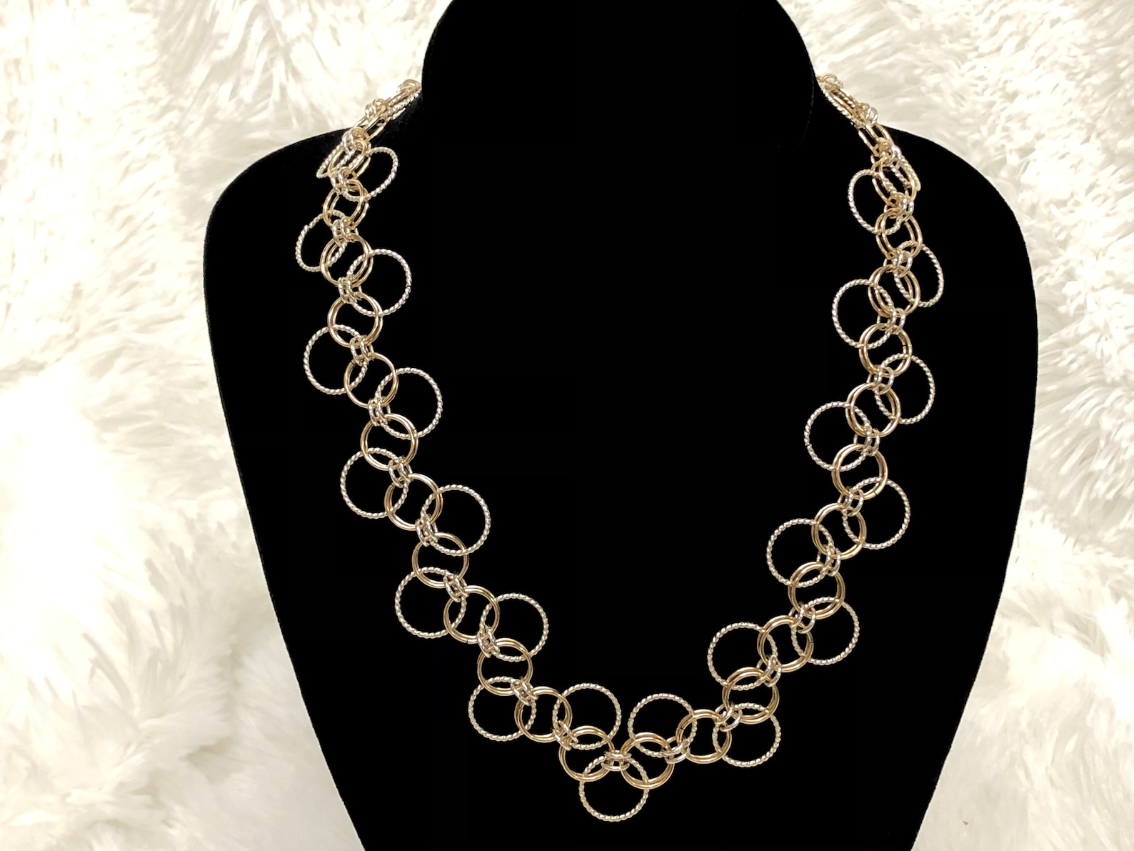 Bubbles Chain Necklace Handmade Elegant Unique Chunky - Etsy