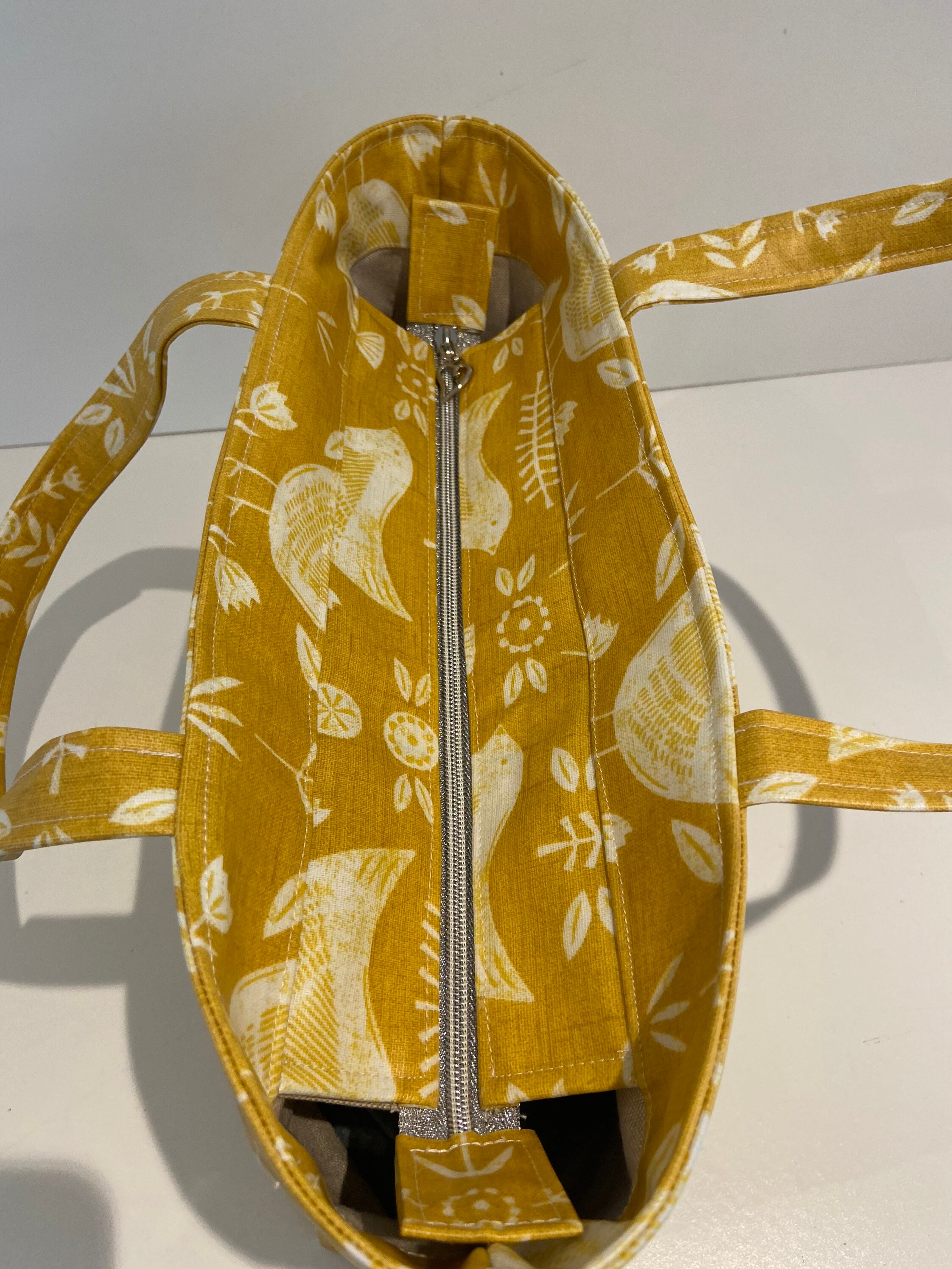 Oil Cloth Handmade Bag/Purse Tote Bag with Pockets Wipeable Etsy