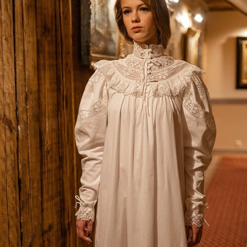 Edwardian Winter Cotton Women's Night 