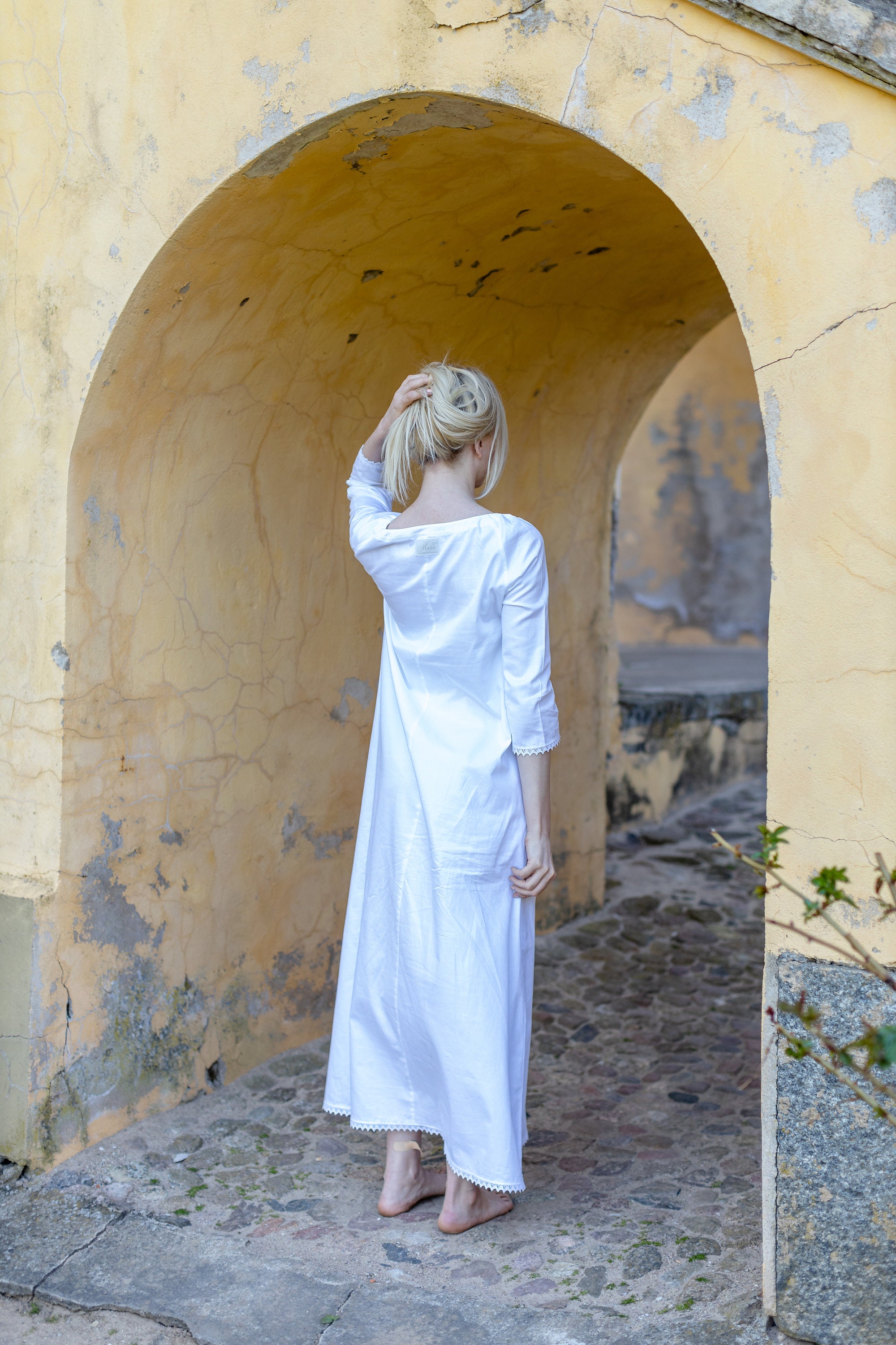 Medieval Night Gown, Outlander Dress, Renaissance Nightgown, Victorian ...
