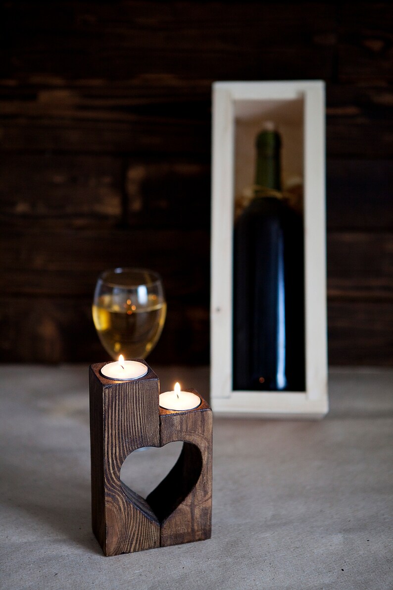 Tealight Holder Personalized Candle Holder Custom Names Etsy