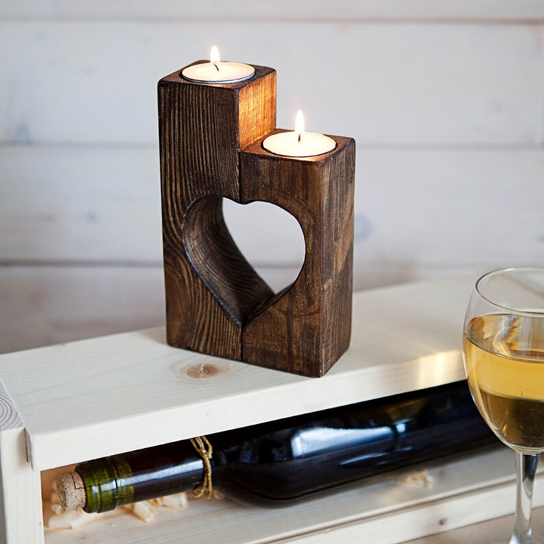 Tealight Holder Personalized Candle Holder Custom Names Etsy