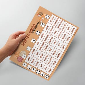 Wörter-Bingo „Jahreszeiten“ Bundle – Sommer, Frühling, Herbst, Winter – Lernspiel für Kinder (PDF zum Ausdrucken)
