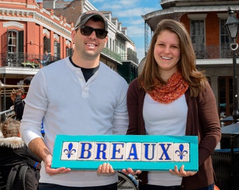 Custom build your own sign with our handmade replicas of New Orleans street tiles. Custom Signs!
