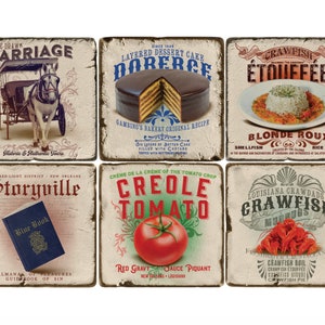 New Orleans Classic Coaster Set, NOLA, Custom, Big Easy