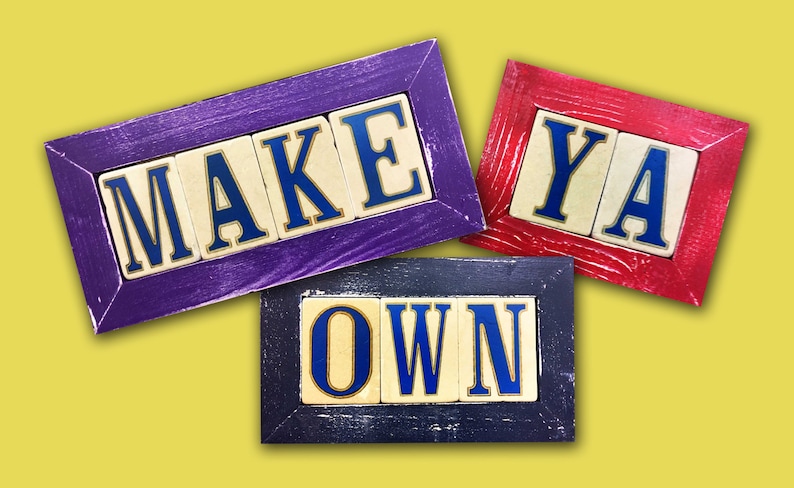Custom Build Your Own Sign With Our Handmade Replicas Of New Orleans Street Tiles