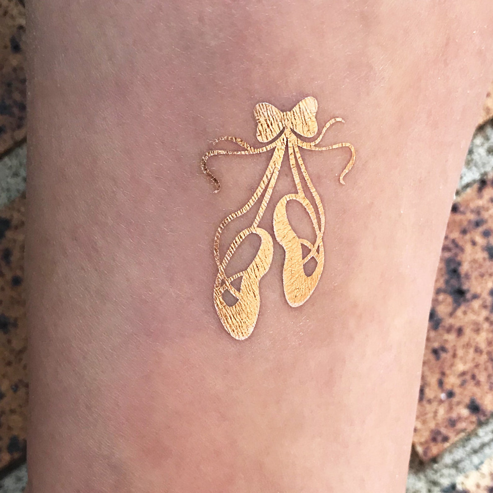 ballet shoes tattoo, gold dance tattoos, cute dancing ballerina shoes, golden jewelry tattoos, temporary transferable tats, body ballet shoes tattoo, gold dance tattoos, cute dancing ballerina shoes, golden jewelry tattoos, temporary transferable tats, body