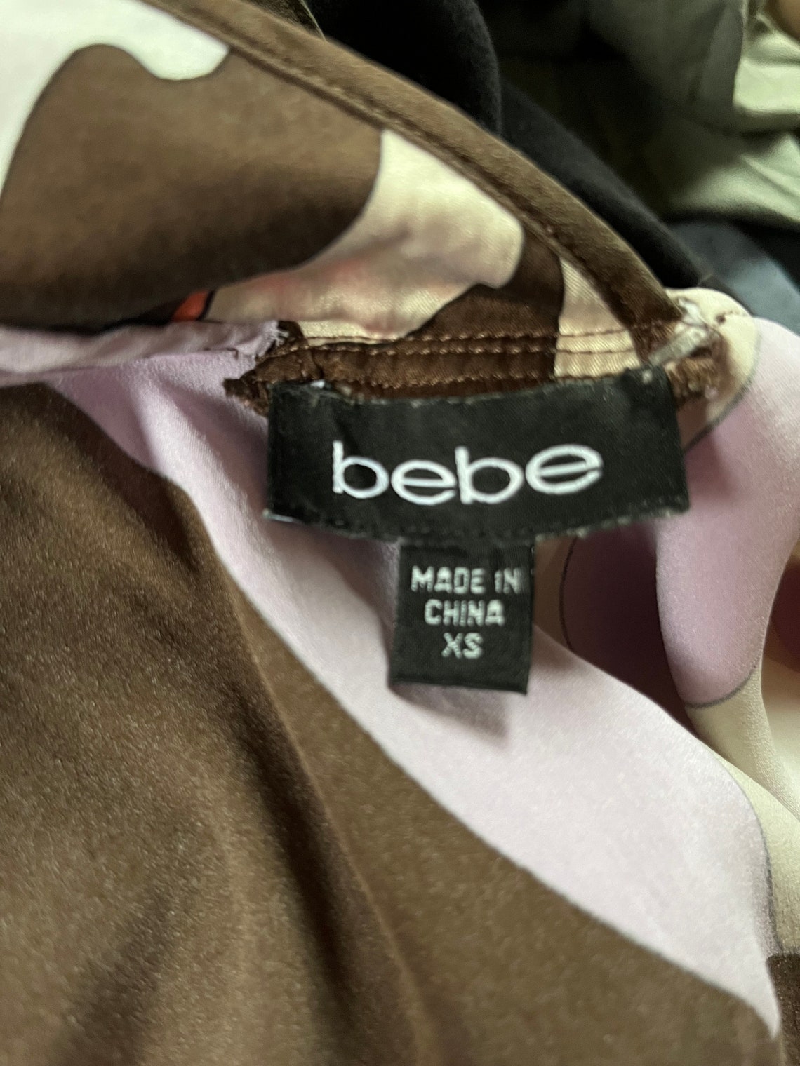 BEBE Y2K sequin gown