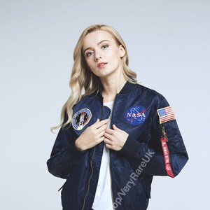 nasa jacket blue