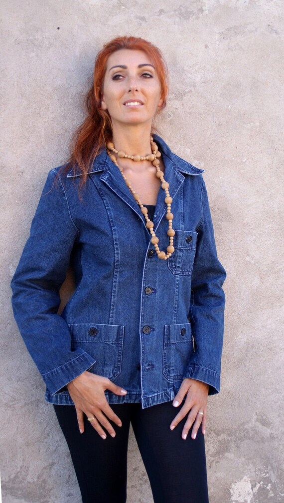 levis brown denim jacket