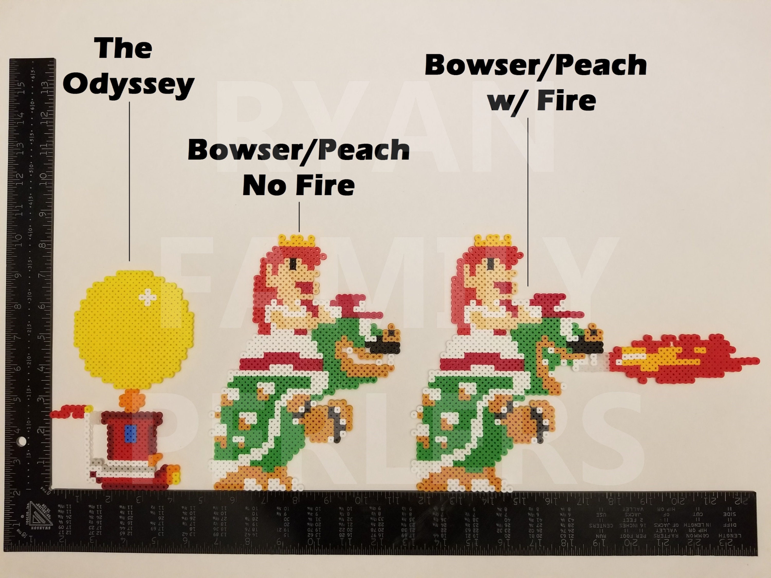 Buy Super Mario Odyssey 8-bit Perler Art: Costumes, Power Moons ...
