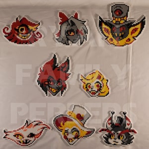 Hazbin Hotel Perlers - FREE US SHIPPING