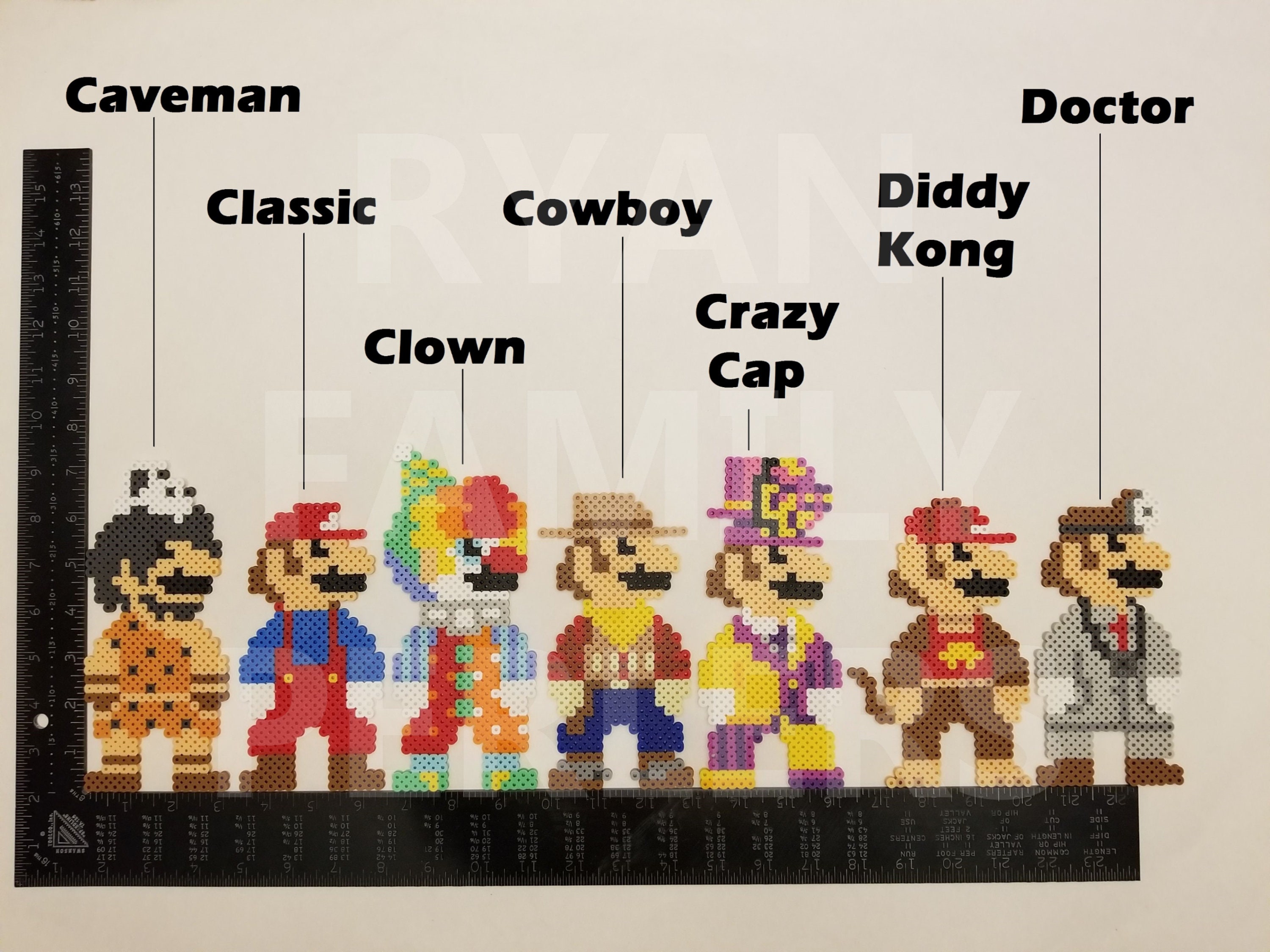 Buy Super Mario Odyssey 8-bit Perler Art: Costumes, Power Moons ...