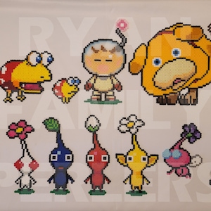 Pikmin Perlers - FREE US SHIPPING
