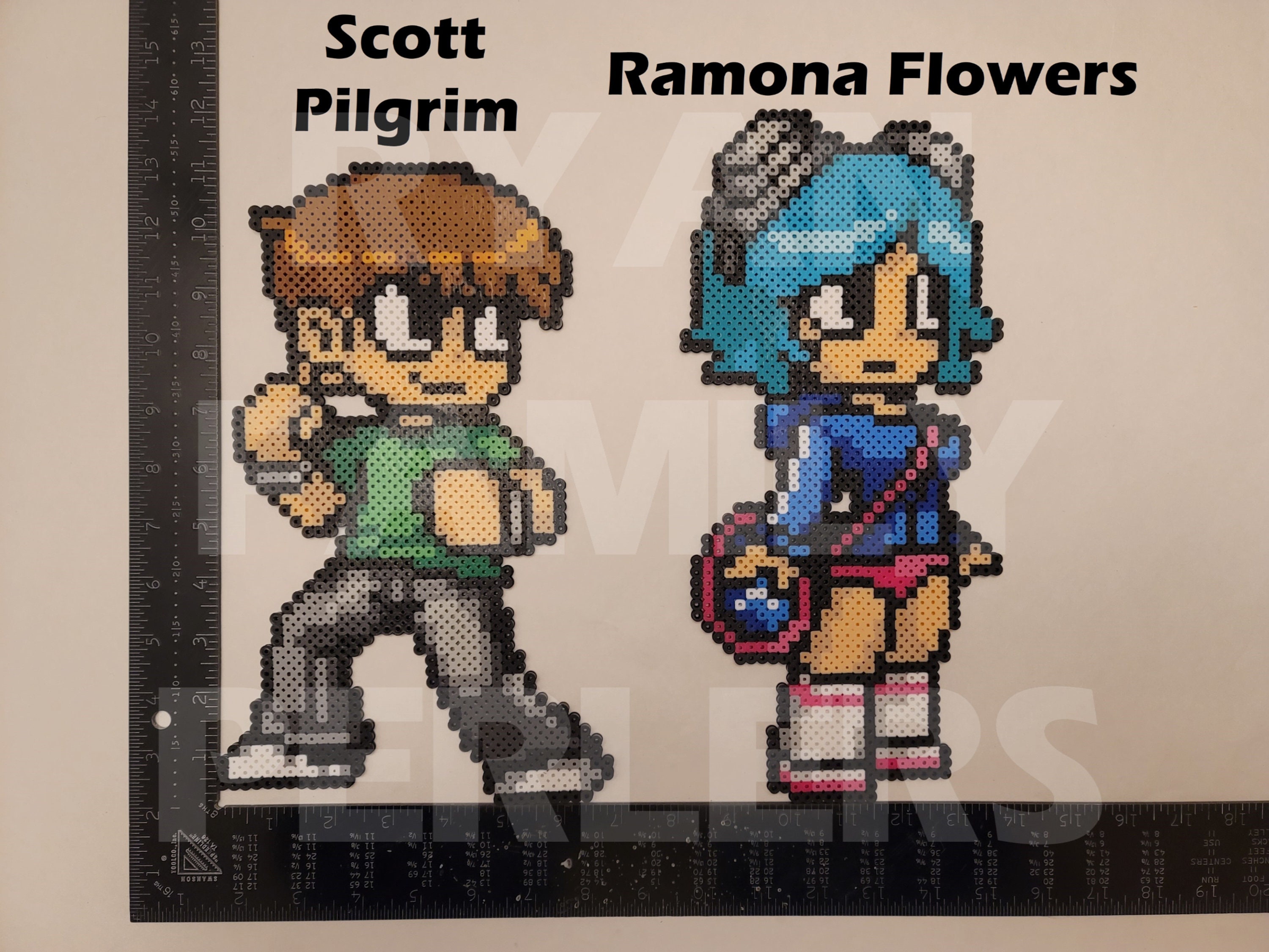 Scott Pilgrim Perlers - Free US Shipping! Now Includes Both Vs the