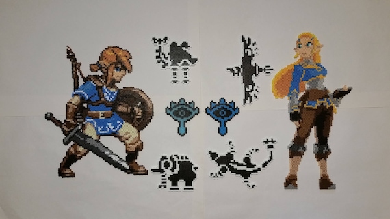 Link - Zelda Breath of the Wild - Pixel Art