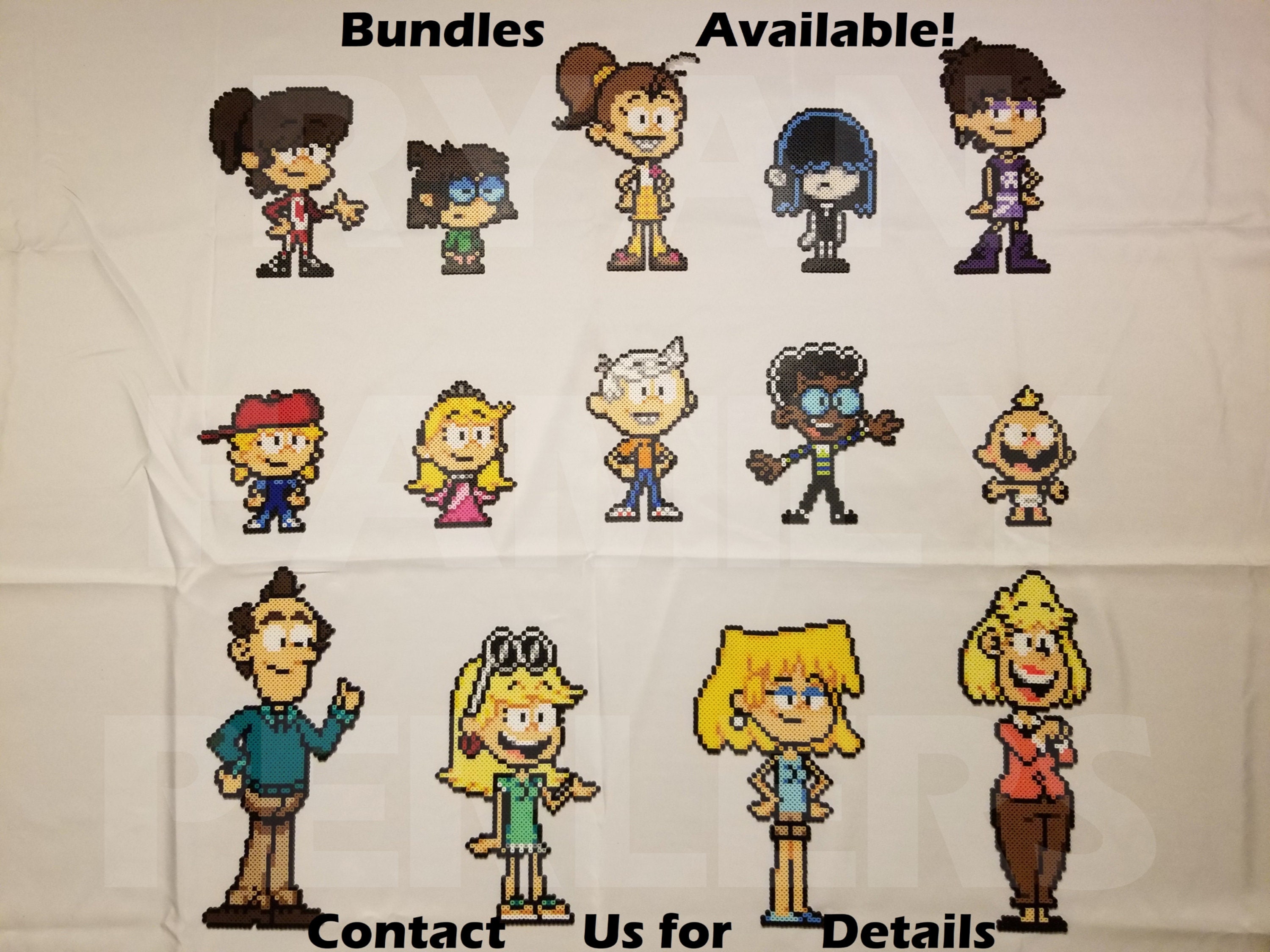 Loud House Perlers - ¡ENVÍO GRATIS A EE. UU.! - Etsy España