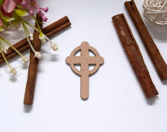 Wooden Crosses Mdf Birch Woodr Wood Craft Suppliesdiy Etsy