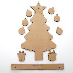 Houten Cristmas Tree set voor Ikea frames, MDF, DIY, Houten vormen,