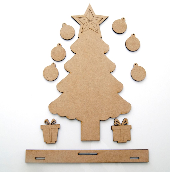Holz Cristmas Baum Set für Ikea Rahmen, MDF, DIY, Holzformen,