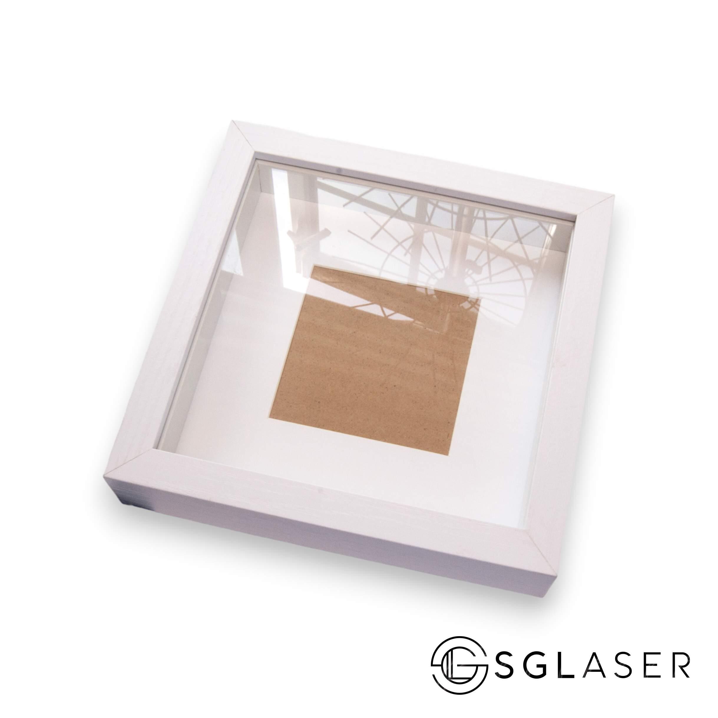 Shadow Box Frame 8x8 Deep Box Frames 3D Picture Frame Wooden Photo ...