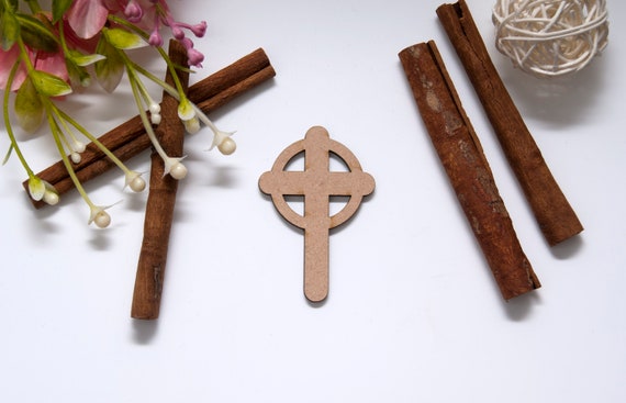 Wooden Crosses Cut From Poplar Wood Craft Suppliesdiy Etsy