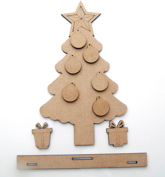 Holz Cristmas Baum Set für Ikea Rahmen, MDF, DIY, Holzformen,