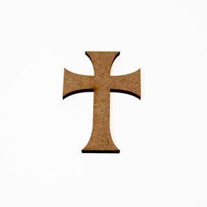 A2205 Drewniane krzyże MDF Brzoza drewno materiały rzemieślnicze, DIY, dekoracje komunijne, tworzenie kartek, drewniane kształty