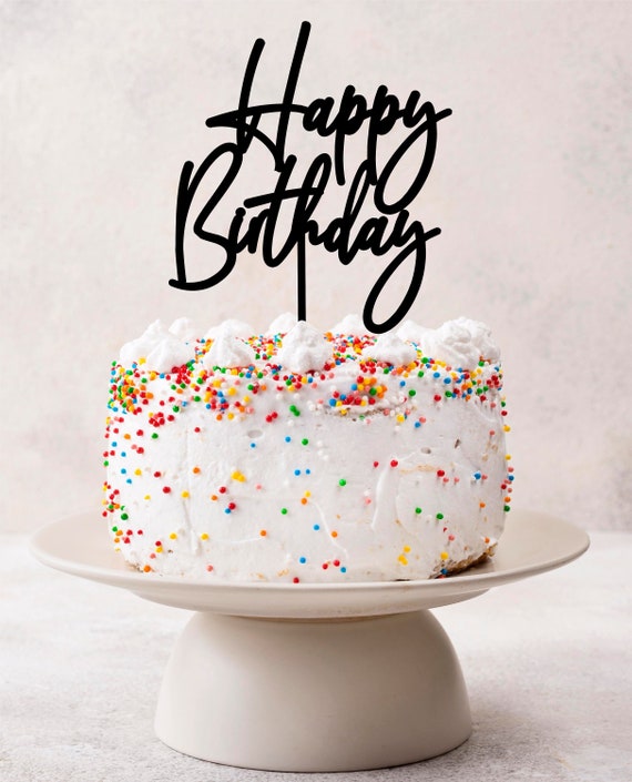 Gâteau Happy birthday - Gâteaux enfants - Gâteaux & desserts - Notre carte