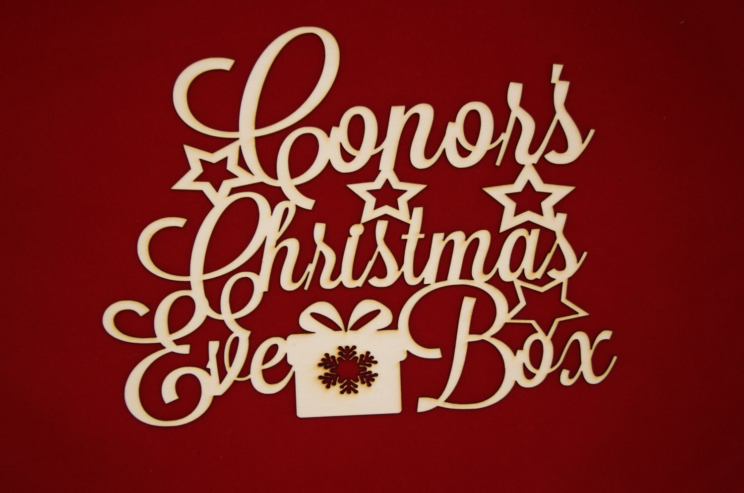 Eve box christmas personalised wooden notonthehighstreet Wooden Christmas Eve Box Sign/topper - Etsy Ireland
